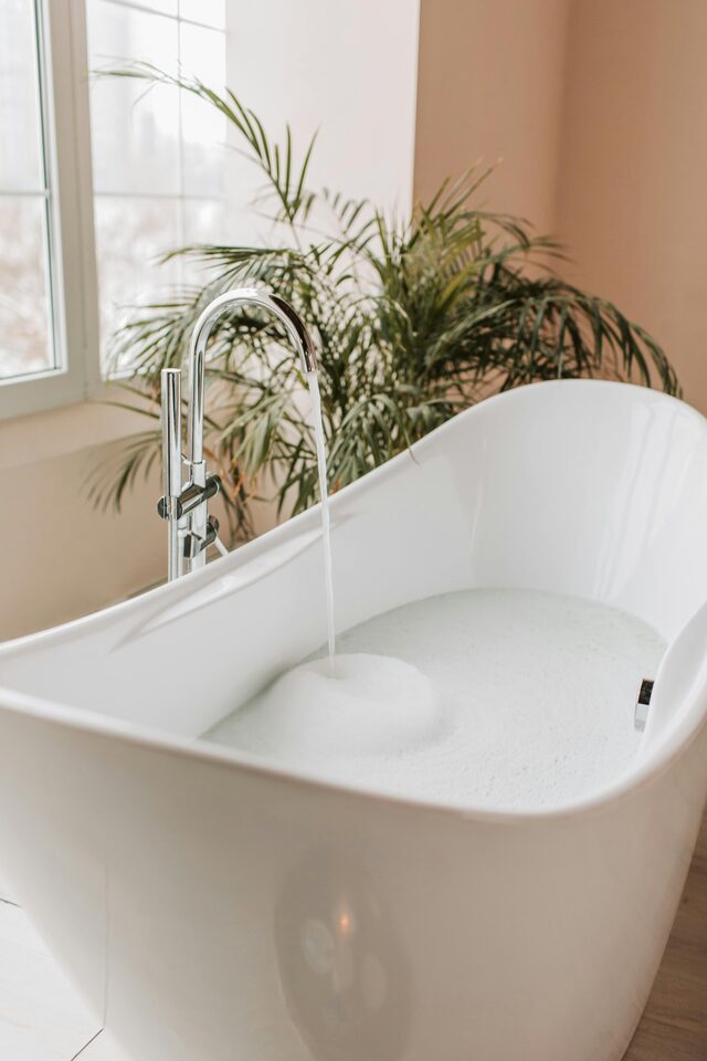 High-end bathroom in Western Cape property