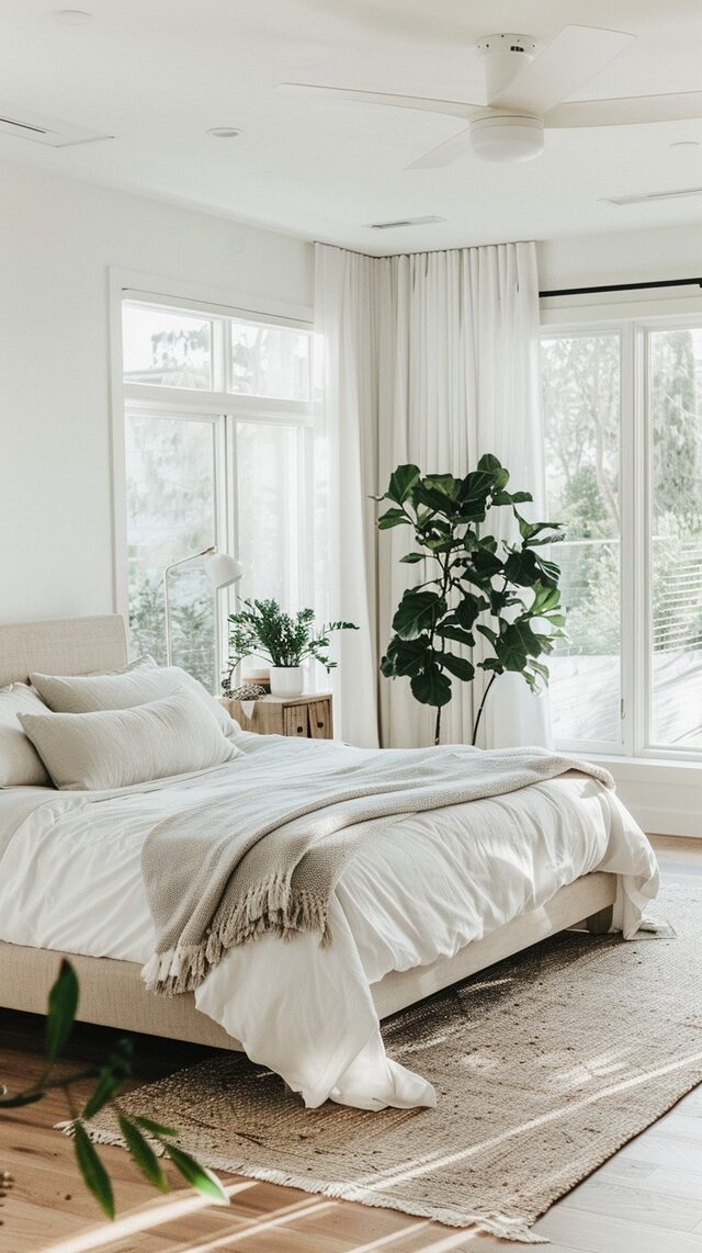 Modern bedroom in Western Cape investment property